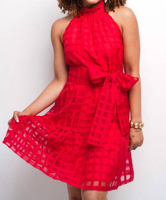 Jade - Halter Mini Dress