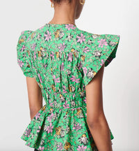 Roselyn Ruffle Sleeve Top