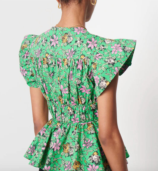 Roselyn Ruffle Sleeve Top