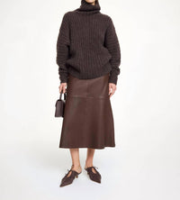 By Malene Birger - Simoas Leather Midi Skirt