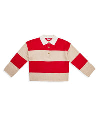 8Apart - Cooper Striped Polo Sweater