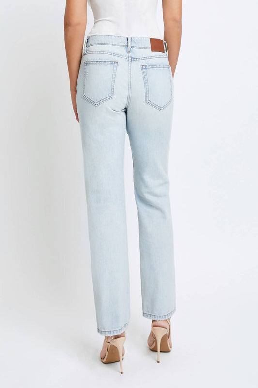 Hidden - Tracey High Rise Clean Classic Relaxed Straight Leg Jeans