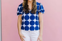 Michelle Mcdowell - Grayson Dot Party Top