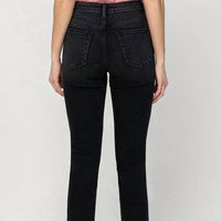Jeanne High Rise Slim Straight Jeans