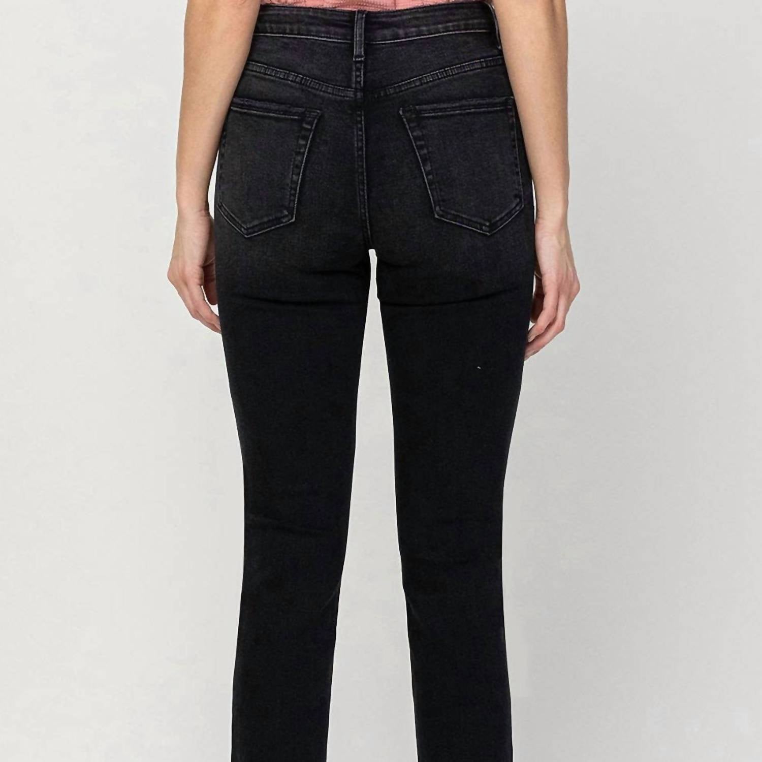 Jeanne High Rise Slim Straight Jeans