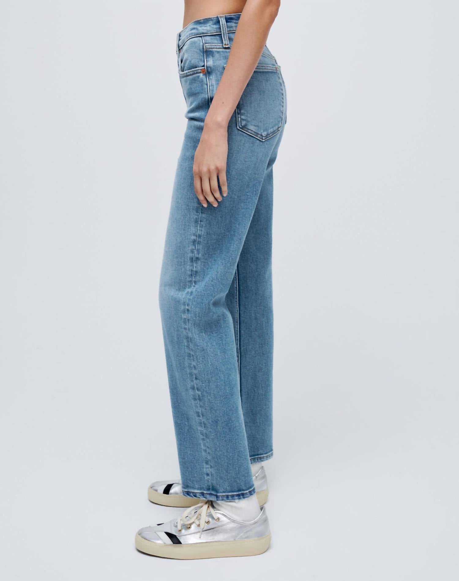 Re/Done - Comfort Stretch High Rise Stove Pipe Jean