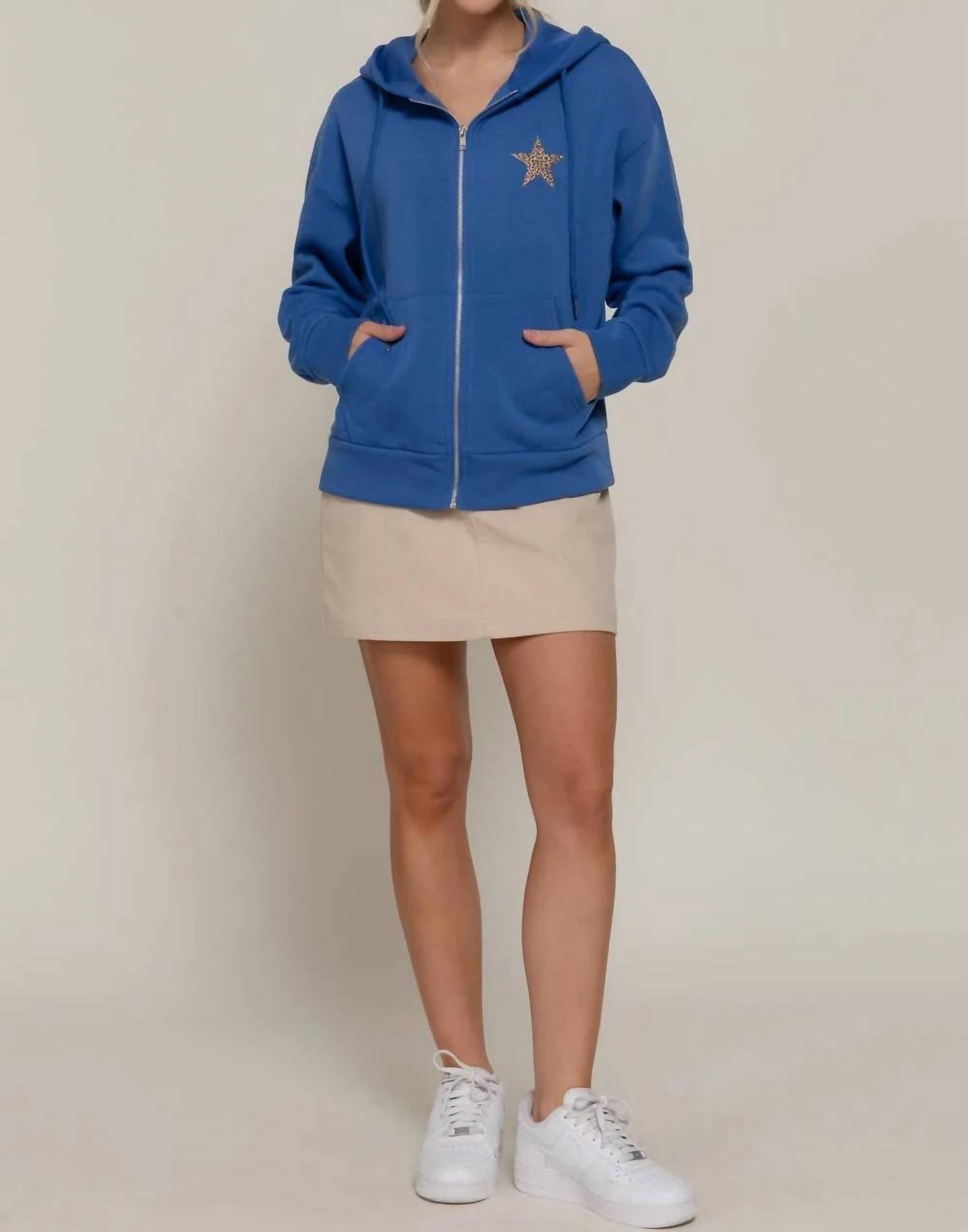 Active Usa - Long Sleeve Zip-up Hoodie Jacket