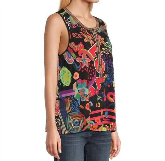 Johnny Was - THE JANIE FAVORITE HENLEY SWING TANK