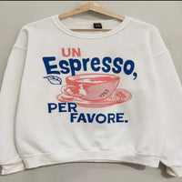 Sweet Claire - Unisex Italian Espresso Sweatshirt