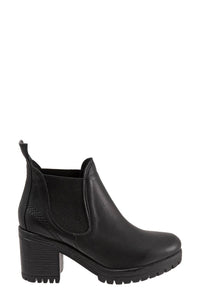 bueno Women's Flight Block Heel Bootie in black - women's shoe - alternate view