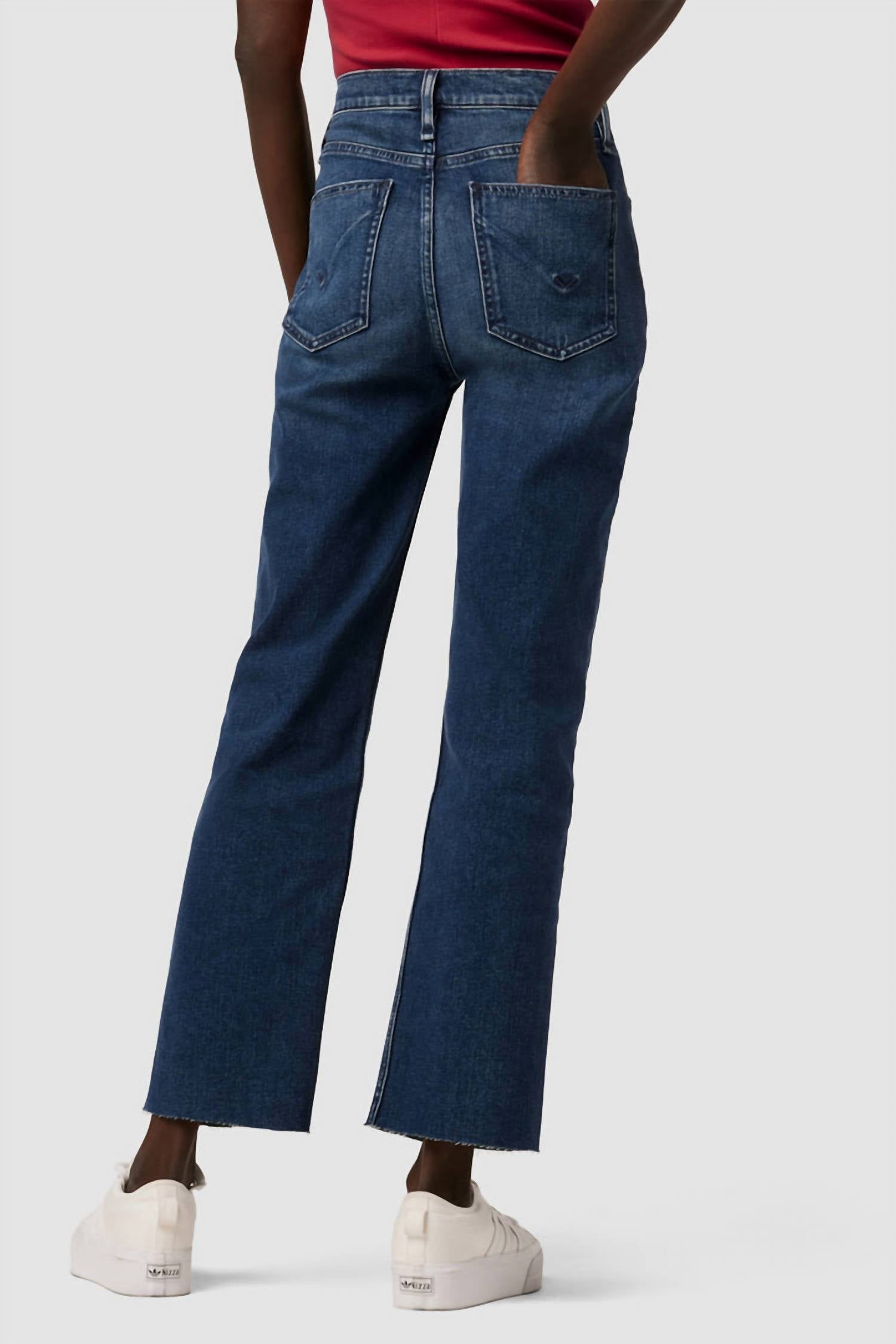 Hudson - High-rise Straight Ankle Jean