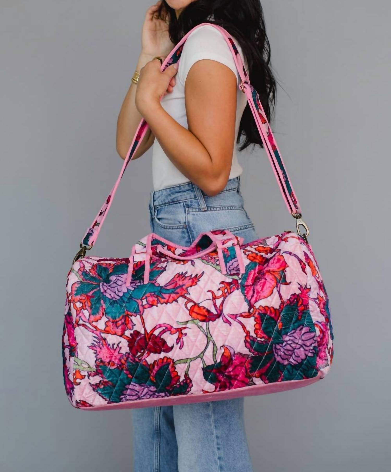 Panache Apparel - Women's Floral Duffel Bag