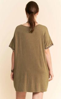 Davi & Dani - Top Of The World Tshirt Dress
