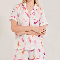 Katie Kime - Bluebird Day Short Pajama Set