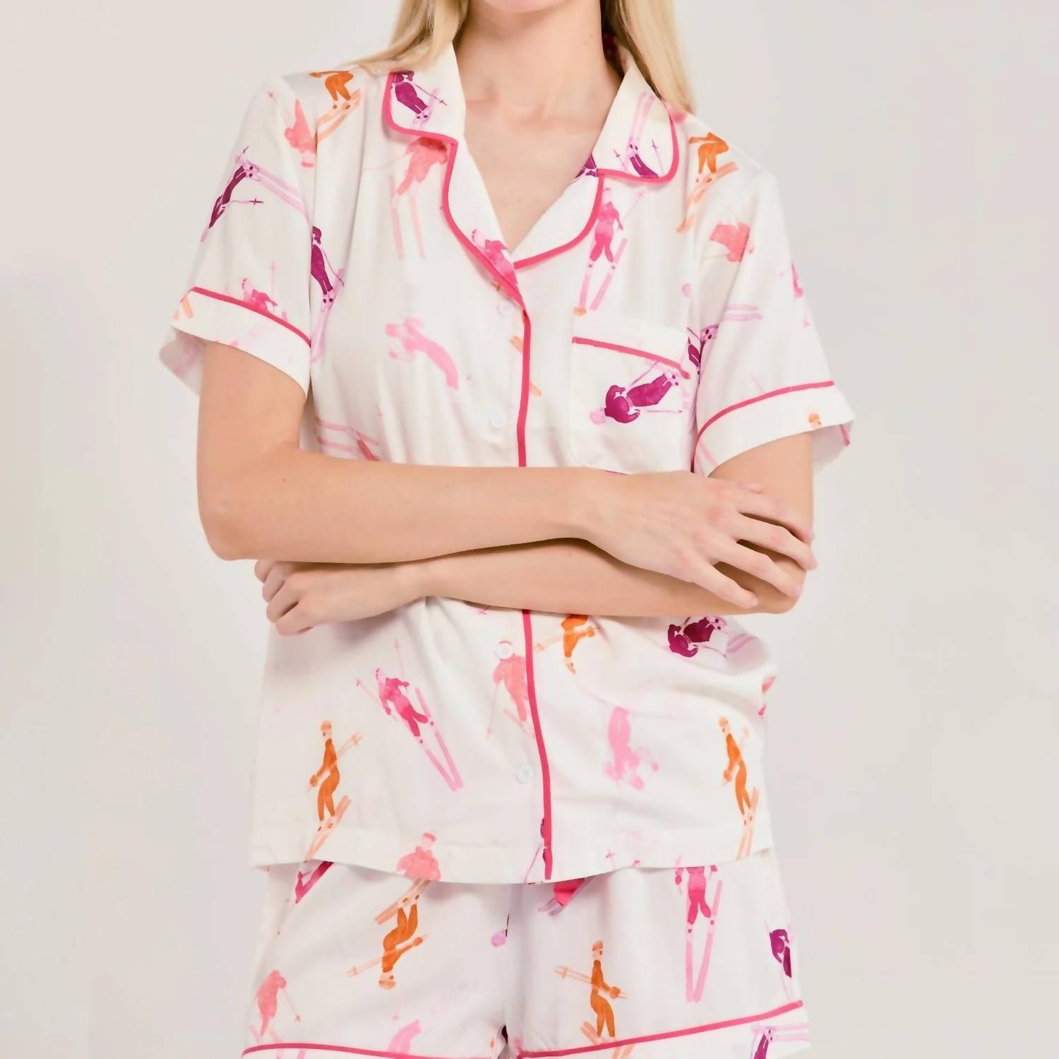 Katie Kime - Bluebird Day Short Pajama Set