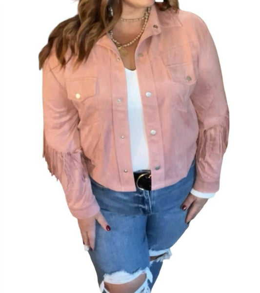 Mittoshop - Suede Tassel Fringe Detail Jacket