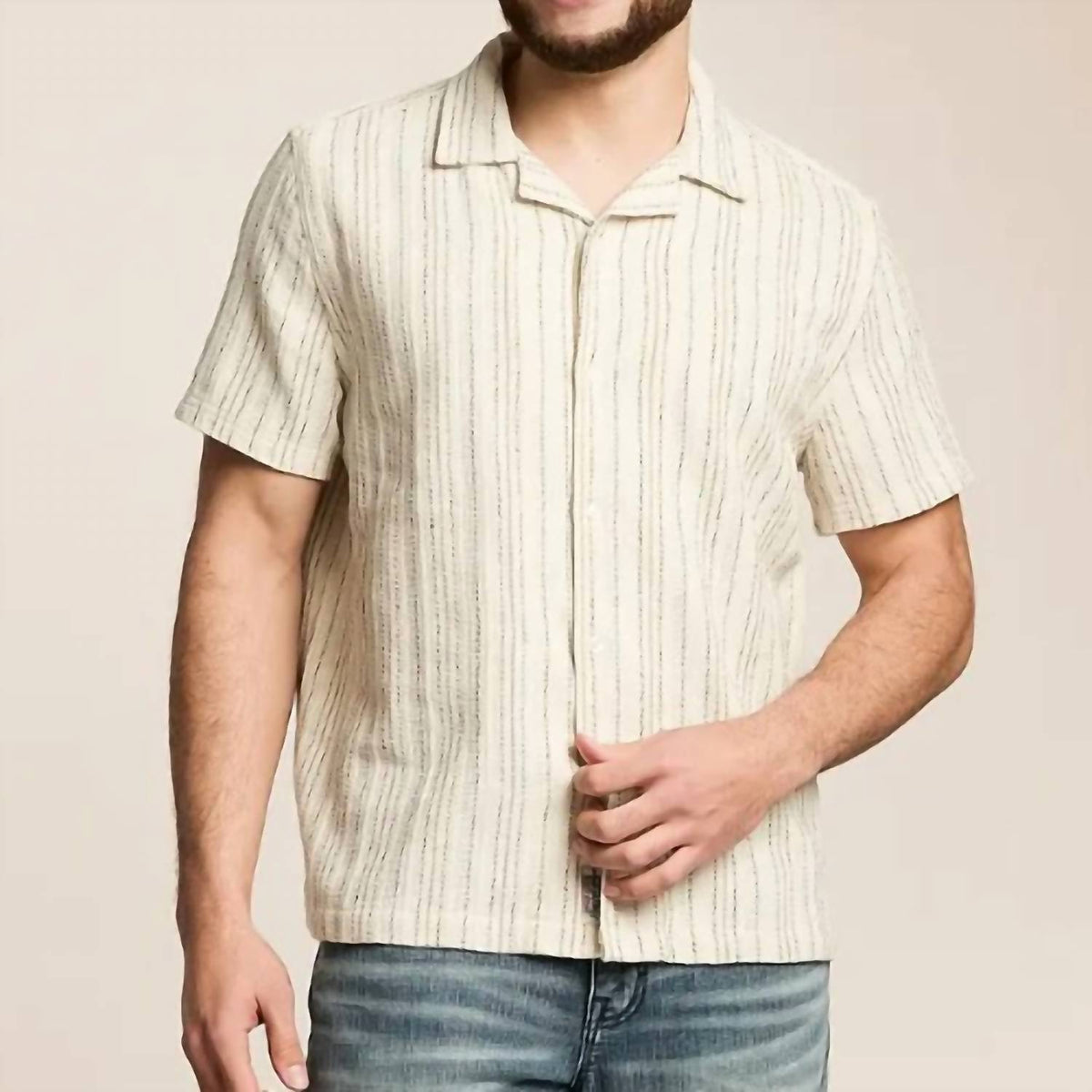 Flags & Anthem - Men's Newcomb Short Sleeve Textured Shirt