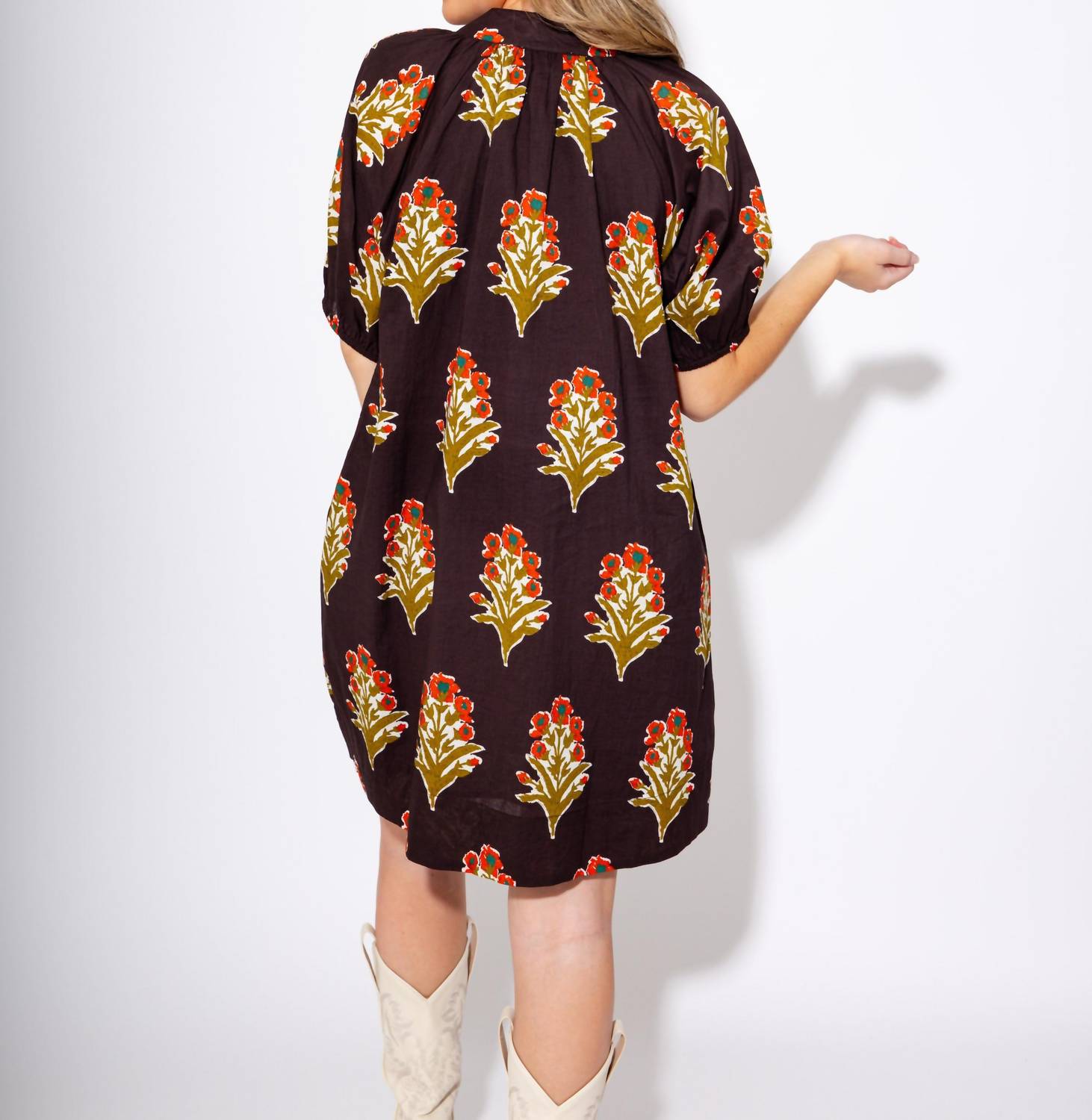 Thml - Petal Stripe V-Neck Dress