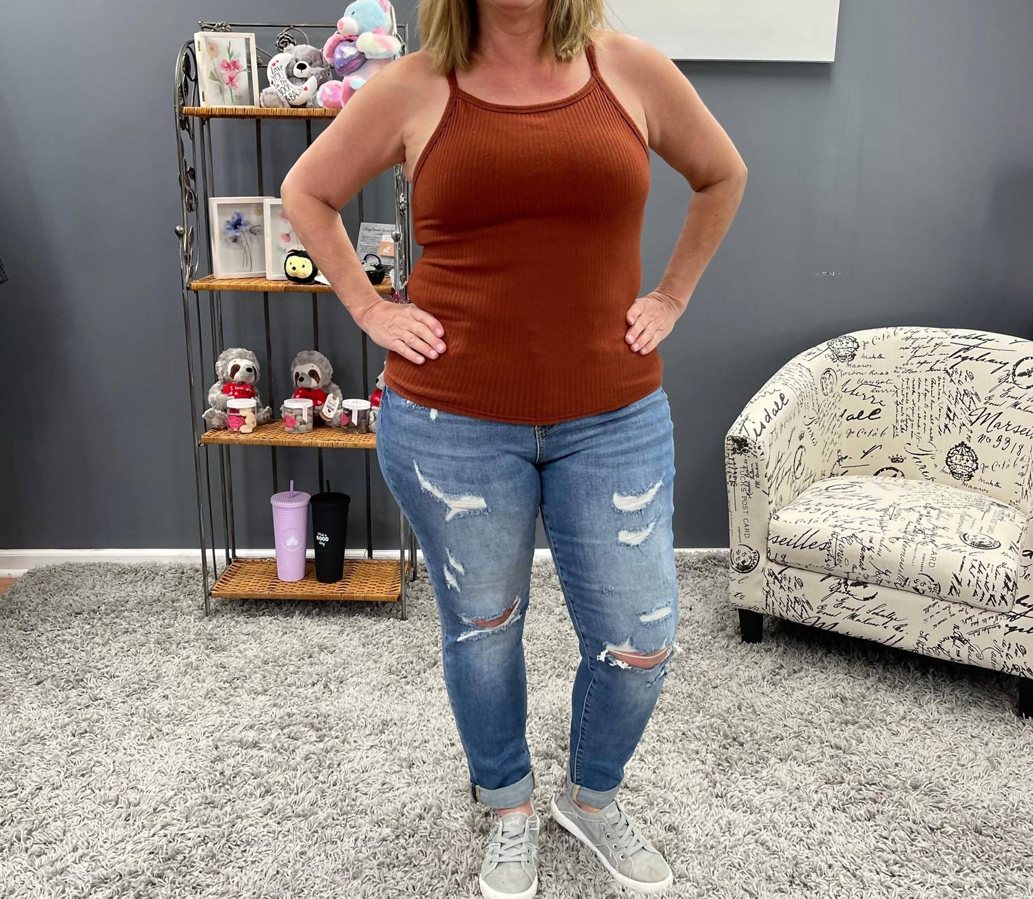 Phierce Fashions - Ribbed Tank Brami