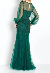 Cameron Blake - Embellished Mermaid Evening Gown