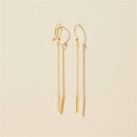 Athra - Women's Bar Chain Drop Earring