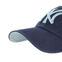 ’47 Men's New York Yankees Ballpark Clean Up Adjustable Cap in navy light blue - men's hat - alternate view