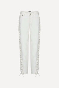 Rotate - Loose Fit Laced Jeans