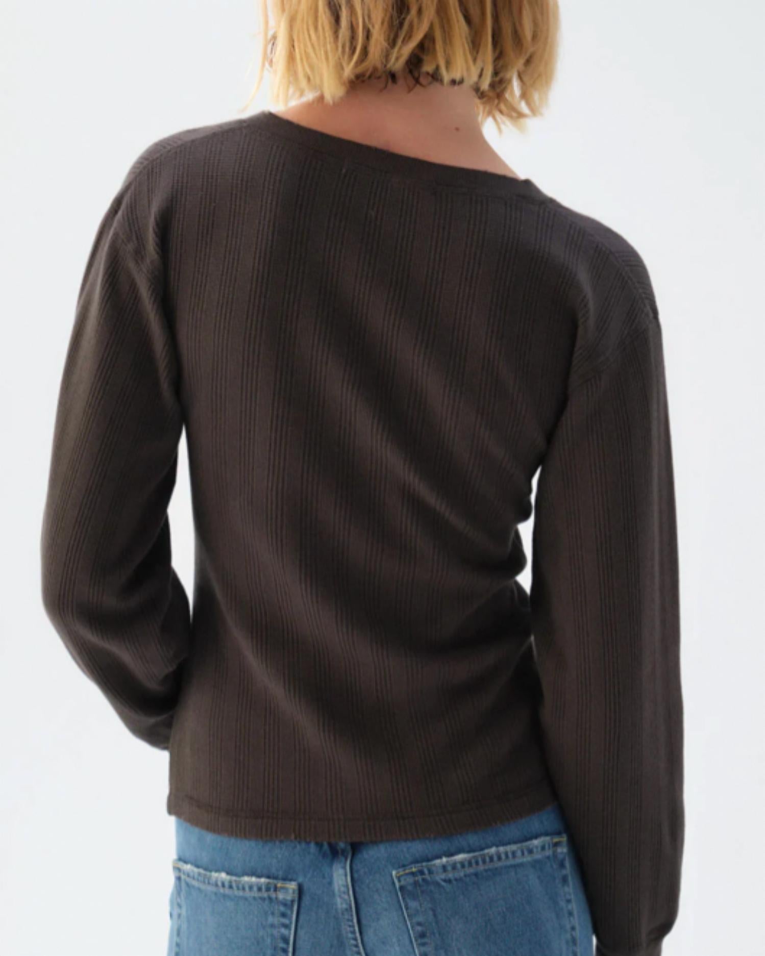 Amo - Beau Waffle Knit Top