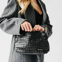Pretty Simple - Woven Hobo Shoulder Bag