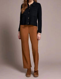 Tribal - Double Knit Collar Sweater Cardigan