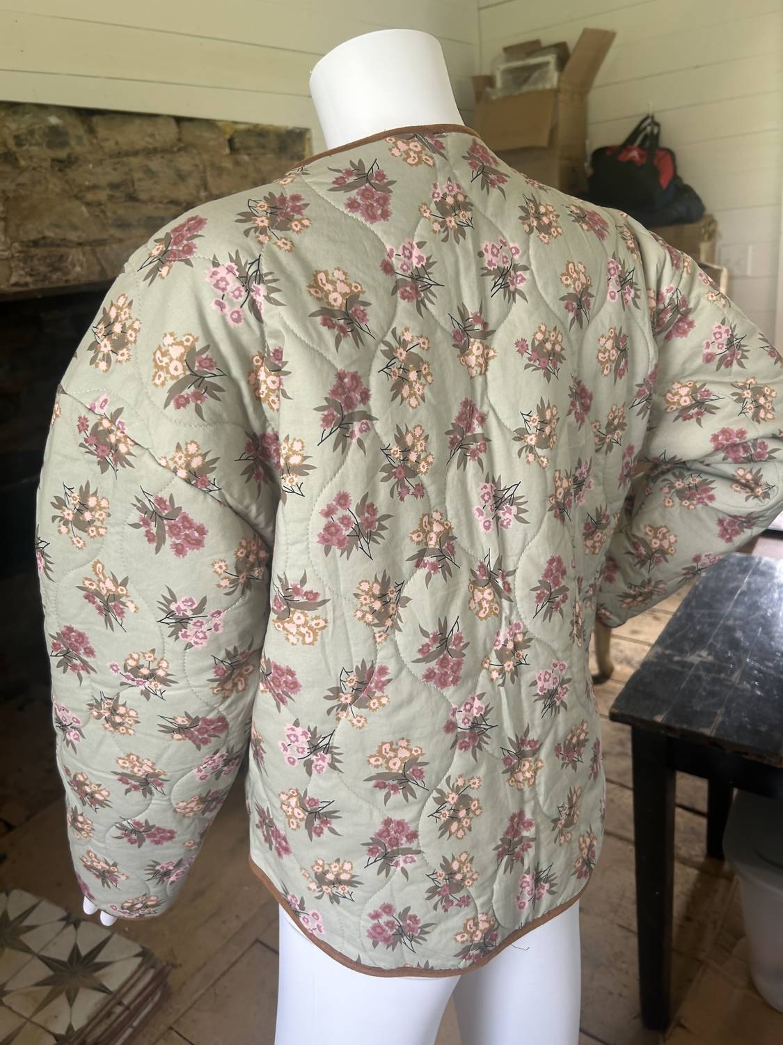 Thml - Women's Floral Pattern Quilted Jacket