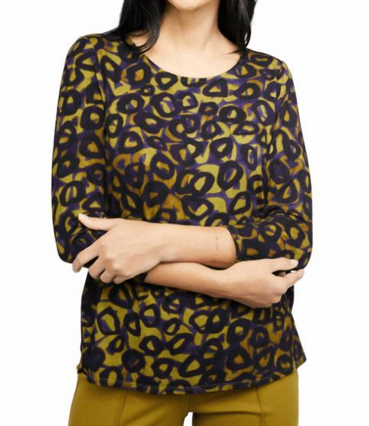 Olivia By Habitat - Arthouse Knits Layered Circles Easy Tee