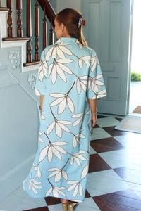 Karlie - Palm Leaf Floral Maxi Dress