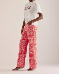 Never Fully Dressed - Bandana Print Jeans