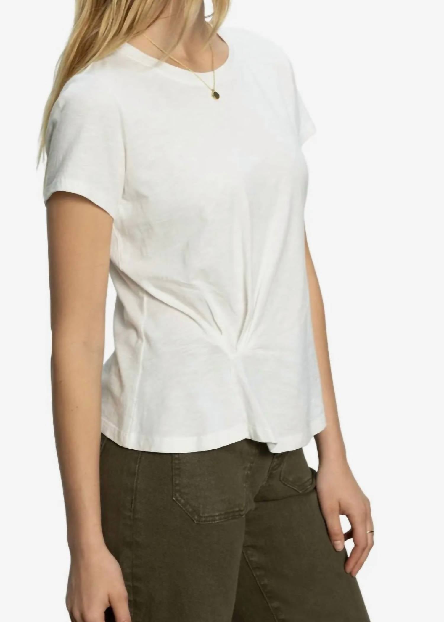 Sanctuary - Twist Front Crew Neck Tee