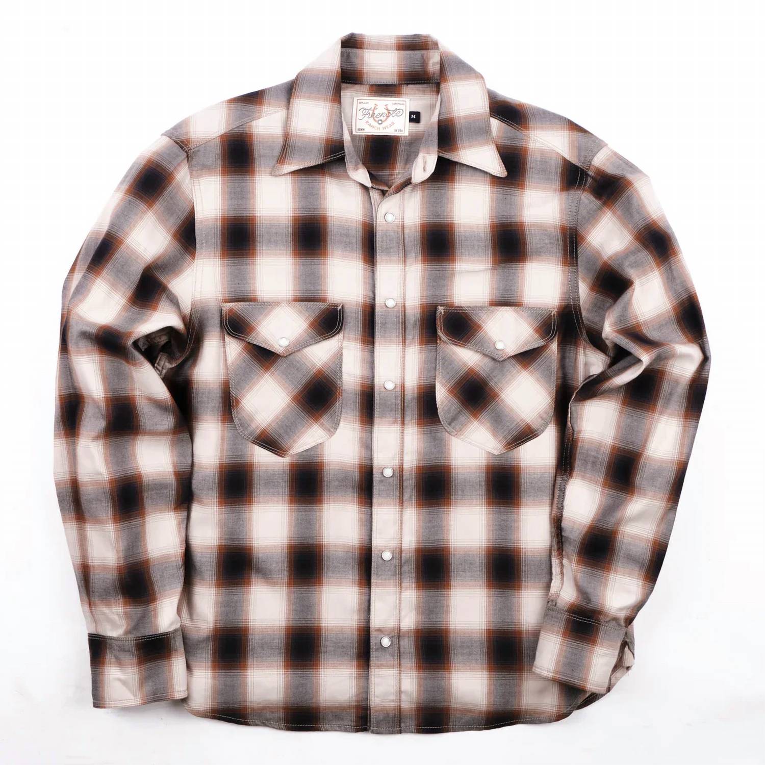 Freenote Cloth - Men's Bodie Straw Plaid Shirt