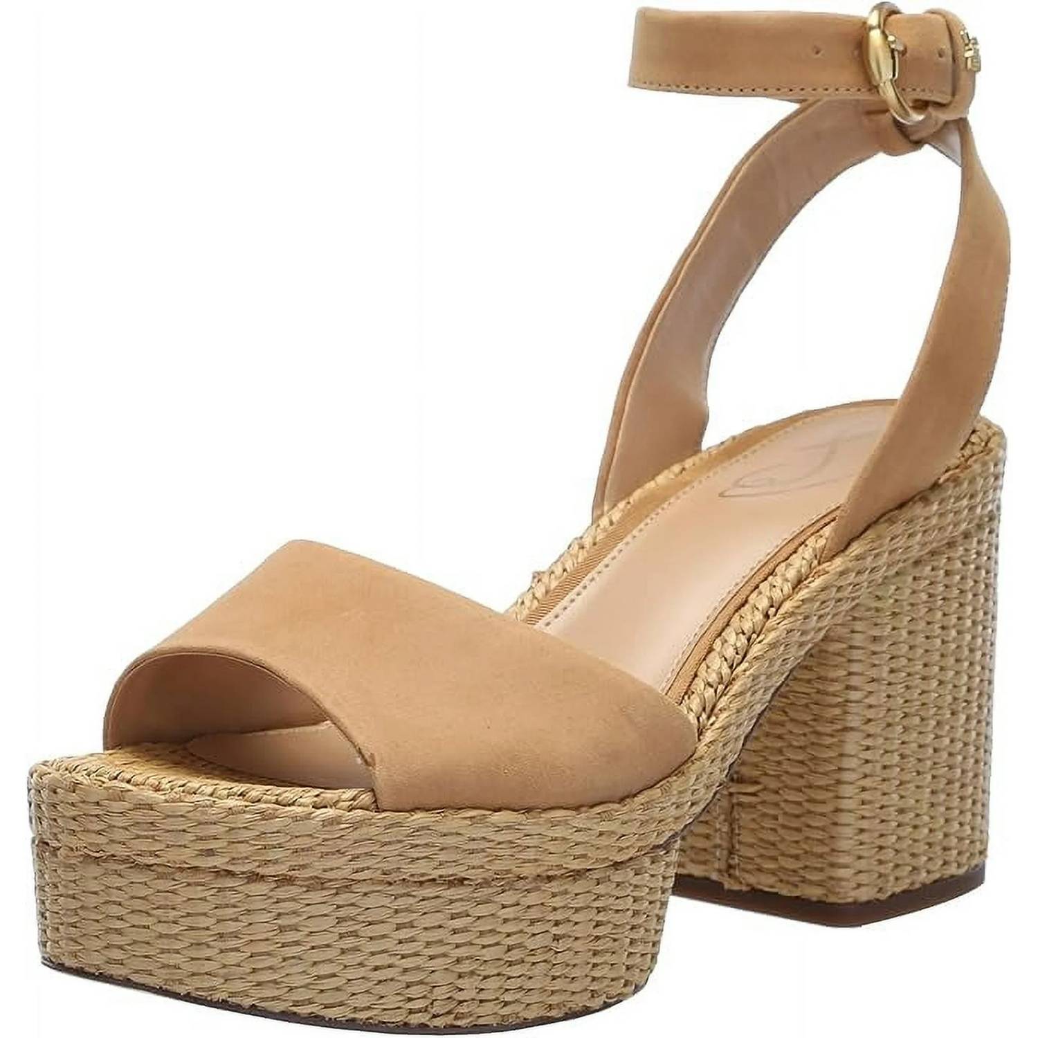 Sam Edelman - Women's Immie Ankle Strap Open Toe Block Heeled Fashion Sandals