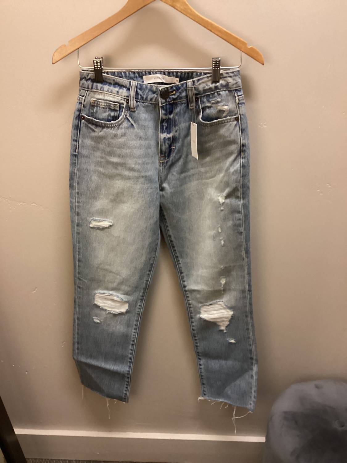 Hidden - Tracey Distressed Straight Jean