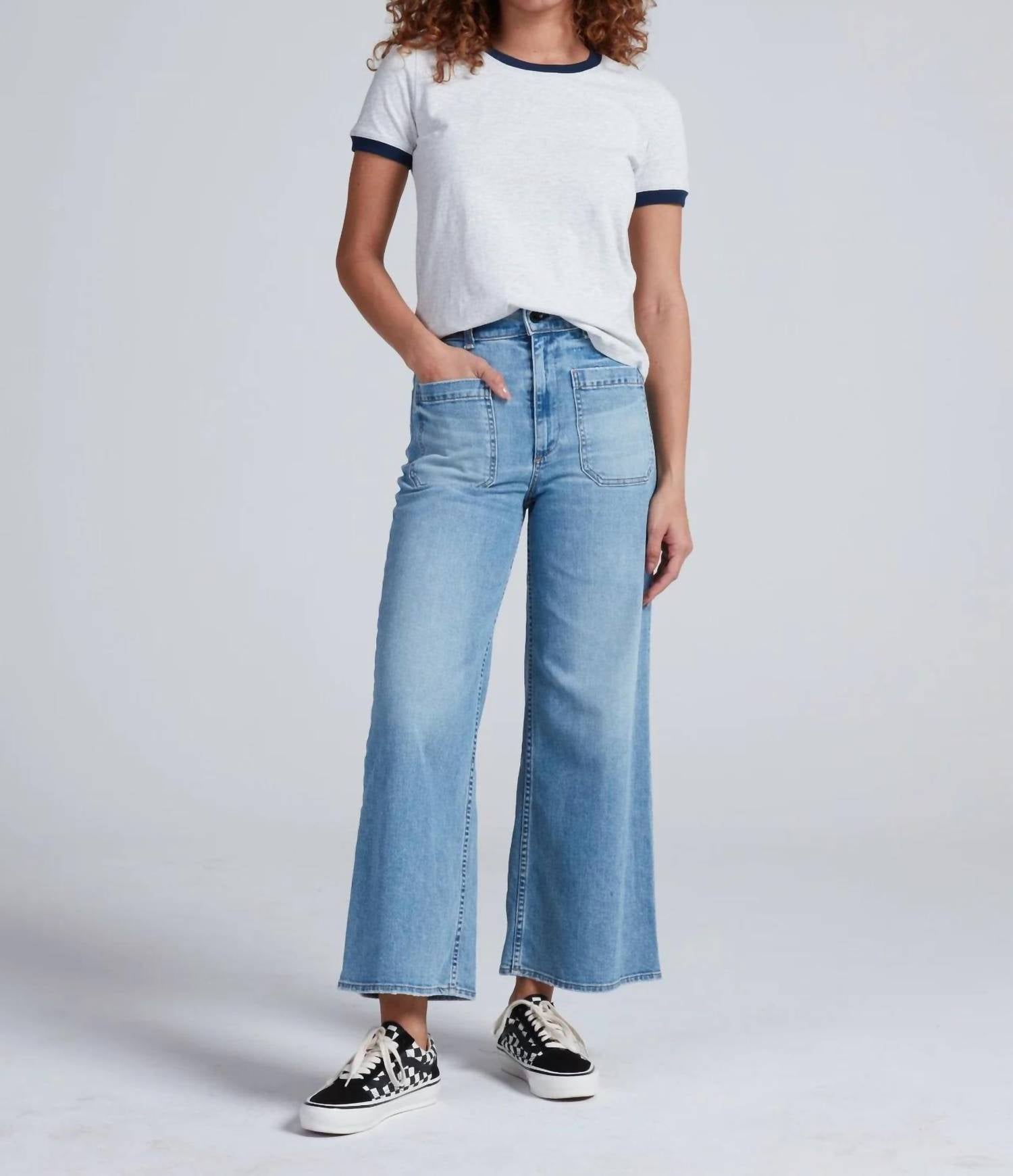 Askk Ny - Cropped Sailor Jeans