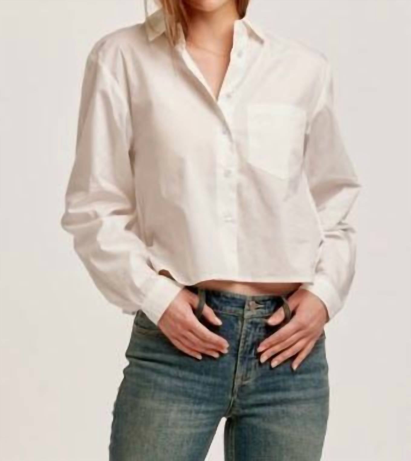 Dear John Denim - Maribel Cropped Button Down Shirt