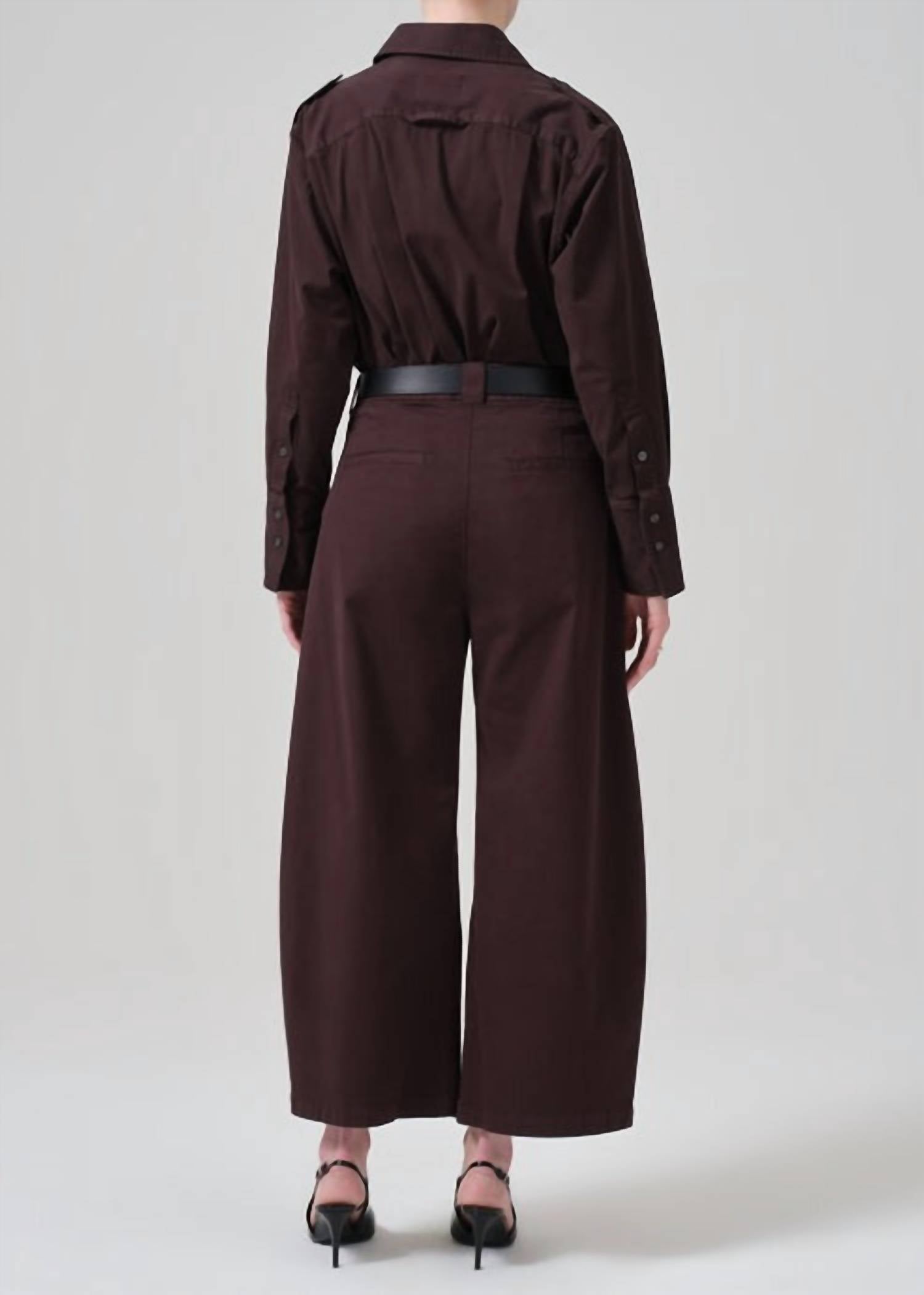 Citizens Of Humanity - Cara Cropped Pleated Trouser