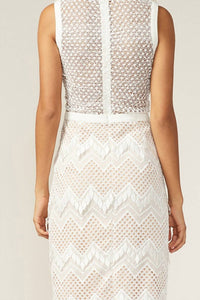 adelyn rae Melody Sheath Dress in white - women's dress - view 4