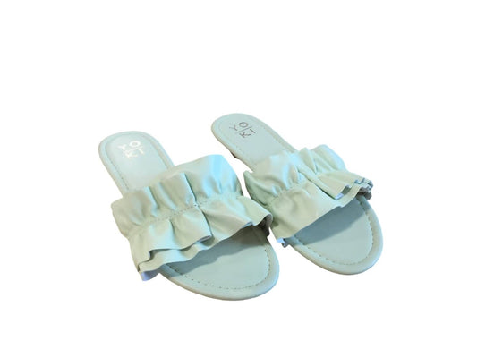 Yoki - WOMEN'S RUFFLED STRAP FLAT SANDAL