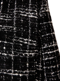 Brochu Walker Tweed Cropped Jacket in black white - women's jacket - view 5