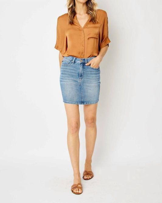 Judy Blue - High Waist Tummy Control Skirt