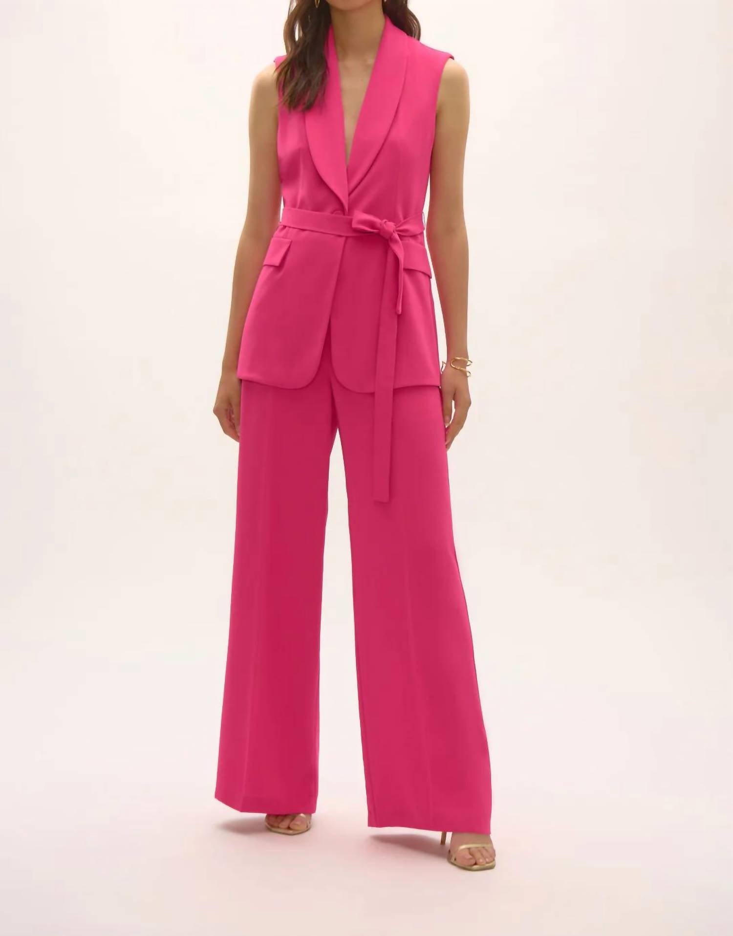 Joseph Ribkoff - Belted Sleeveless Vest