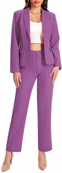 Yunclos - Women's 2 Piece Suit Set