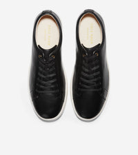 COLE HAAN Women's Grand Crosscourt Ii Shoe in black leather - women's flats - alternate view