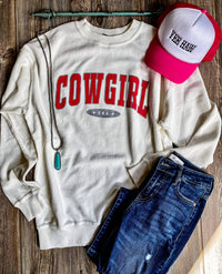 Zutter Women's Cowgirl Era Top in white - women's sweater - alternate view