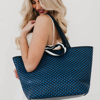 Pretty Simple - Women's Woven Tiffany Organizer Tote Bag